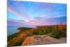 Acadia National Park, Maine - Cadillac Mountains-Lantern Press-Mounted Premium Giclee Print