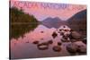 Acadia National Park, Maine - Jordan Pond-Lantern Press-Stretched Canvas