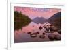 Acadia National Park, Maine - Jordan Pond-Lantern Press-Framed Art Print