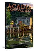 Acadia National Park, Maine - Lobster Shack-Lantern Press-Stretched Canvas