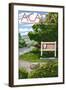 Acadia National Park, Maine - Park Entrance Sign and Moose-Lantern Press-Framed Art Print