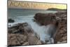 Acadia National Park, Maine - Thunder Hole-Lantern Press-Mounted Art Print