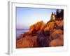 Acadia NP, Maine. Bass Harbor Head Lighthouse at Sunrise-Scott T. Smith-Framed Photographic Print