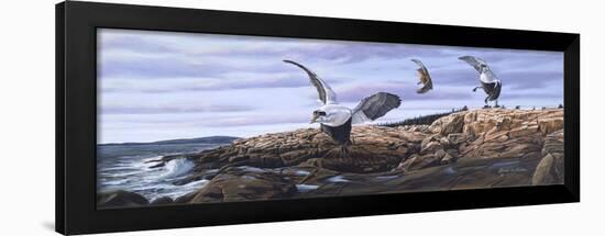 Acadia Visitors-Bruce Dumas-Framed Giclee Print