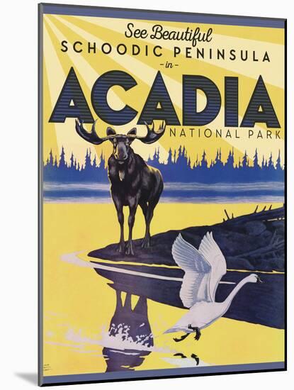 Acadia-null-Mounted Giclee Print