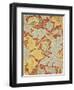 Acanthus Leaves and Wild Rose on a Crimson Background, Wallpaper Design-William Morris-Framed Premium Giclee Print