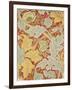 Acanthus Leaves and Wild Rose on a Crimson Background, Wallpaper Design-William Morris-Framed Giclee Print