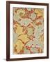 Acanthus Leaves and Wild Rose on a Crimson Background, Wallpaper Design-William Morris-Framed Giclee Print