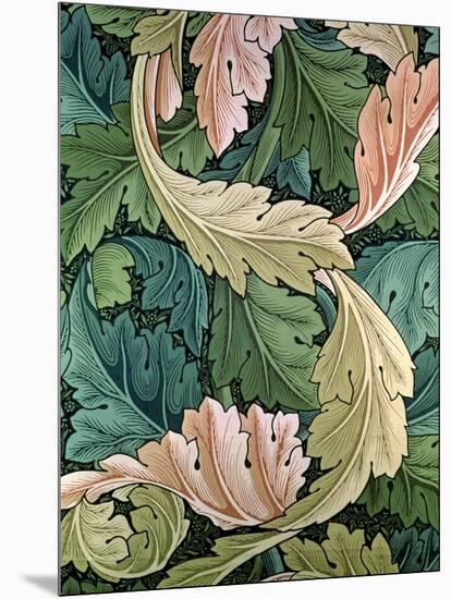 "Acanthus" Wallpaper Design, 1875-William Morris-Mounted Giclee Print