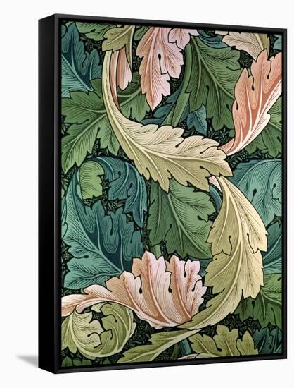 "Acanthus" Wallpaper Design, 1875-William Morris-Framed Stretched Canvas