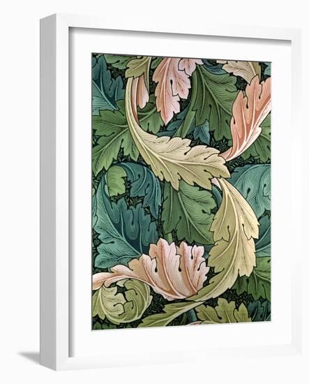 "Acanthus" Wallpaper Design, 1875-William Morris-Framed Giclee Print