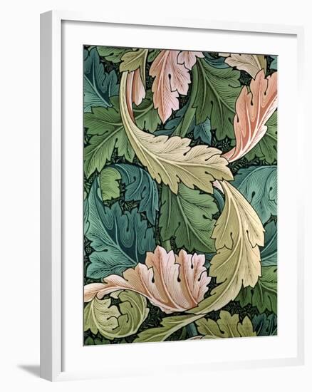 "Acanthus" Wallpaper Design, 1875-William Morris-Framed Giclee Print