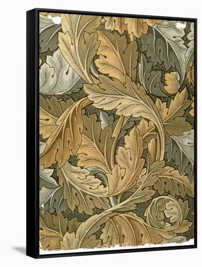 Acanthus Wallpaper, Designed by William Morris (1834-96), 1875-null-Framed Stretched Canvas