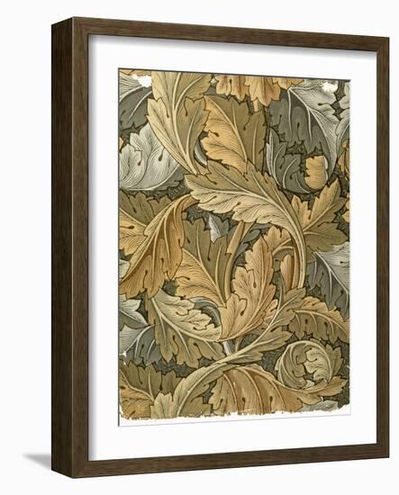 Acanthus Wallpaper, Designed by William Morris (1834-96), 1875-null-Framed Giclee Print