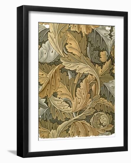 Acanthus Wallpaper, Designed by William Morris (1834-96), 1875-null-Framed Giclee Print