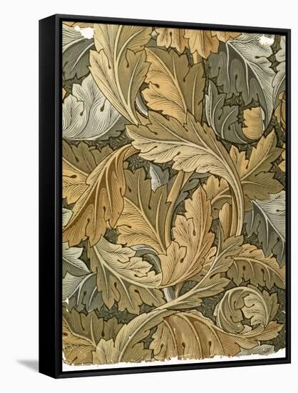 Acanthus Wallpaper, Designed by William Morris (1834-96), 1875-null-Framed Stretched Canvas