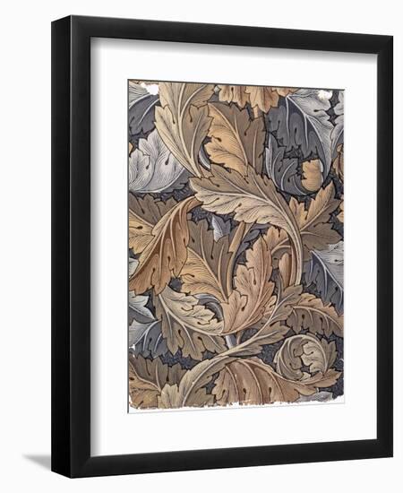 'Acanthus', wallpaper designed by William Morris, 1875-William Morris-Framed Giclee Print