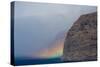 Acantilado De Los Gigantes (Giant's Cliffs) with a Rainbow over the Sea, Tenerife, Canary Islands-Relanzón-Stretched Canvas