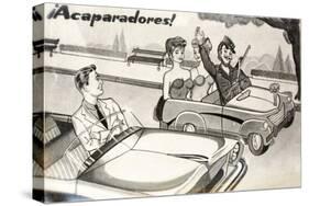 Acaparadores! Postcard-null-Stretched Canvas