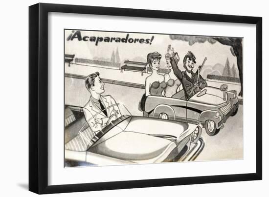 Acaparadores! Postcard-null-Framed Giclee Print