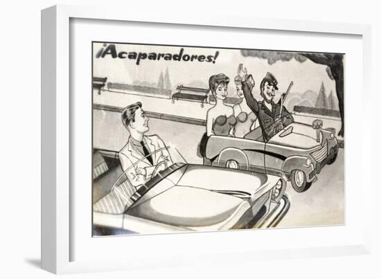 Acaparadores! Postcard-null-Framed Giclee Print