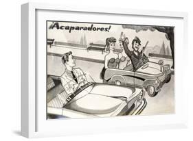 Acaparadores! Postcard-null-Framed Giclee Print