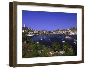 Acapulco Bay, Acapulco, Mexico-Walter Bibikow-Framed Premium Photographic Print