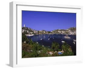 Acapulco Bay, Acapulco, Mexico-Walter Bibikow-Framed Premium Photographic Print