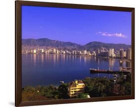 Acapulco Bay, Acapulco, Mexico-Walter Bibikow-Framed Photographic Print