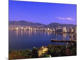 Acapulco Bay, Acapulco, Mexico-Walter Bibikow-Mounted Photographic Print