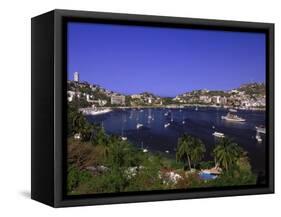 Acapulco Bay, Acapulco, Mexico-Walter Bibikow-Framed Stretched Canvas