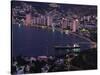 Acapulco Bay and Beach, Acapulco, Mexico-Walter Bibikow-Stretched Canvas