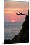 Acapulco Cliff Divers at Sunset-Thom Lang-Mounted Photographic Print