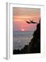 Acapulco Cliff Divers at Sunset-Thom Lang-Framed Photographic Print