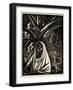 Acapulco Girl (Coconunt Palm)-Howard Cook-Framed Art Print