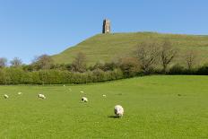 Glastonbury Tor Hill Somerset England-acceleratorhams-Framed Stretched Canvas