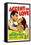 Accent on Love-null-Framed Stretched Canvas