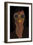 Accessorize II Yellow Lips-Omar Escalante-Framed Art Print