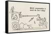 Accident Compensation-William Heath Robinson-Framed Stretched Canvas