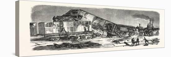 Accident Happened on the Versailles Railway (Left Bank), September 9, 1855, France.-null-Stretched Canvas