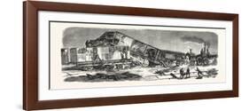 Accident Happened on the Versailles Railway (Left Bank), September 9, 1855, France.-null-Framed Giclee Print