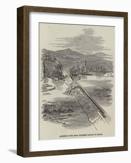 Accident on the Great Northern Railway of France-null-Framed Giclee Print