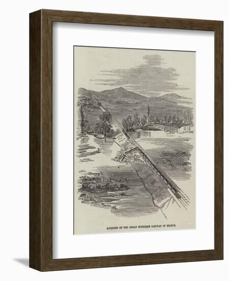 Accident on the Great Northern Railway of France-null-Framed Giclee Print