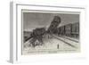 Accident on the Midland Railway Near Sheffield, the Trains after the Collision-null-Framed Giclee Print