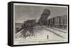 Accident on the Midland Railway Near Sheffield, the Trains after the Collision-null-Framed Stretched Canvas