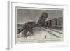 Accident on the Midland Railway Near Sheffield, the Trains after the Collision-null-Framed Giclee Print