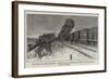 Accident on the Midland Railway Near Sheffield, the Trains after the Collision-null-Framed Giclee Print