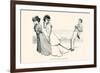 Accident to a Young Man with a Weak Heart-Charles Dana Gibson-Framed Premium Giclee Print