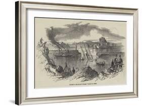 Accident to Her Majesty's Steamer Cuckoo, at Jersey-null-Framed Giclee Print