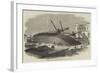 Accident to HMS Perseverance, in Woolwich Dockyard-null-Framed Giclee Print